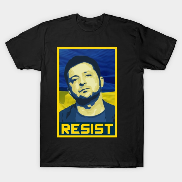 Zelensky Resist T-Shirt by Nerd_art